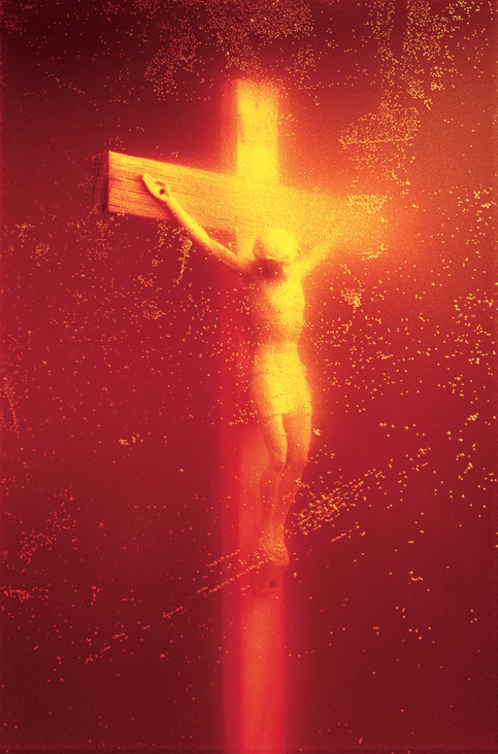 A piece created by Andres Serrano